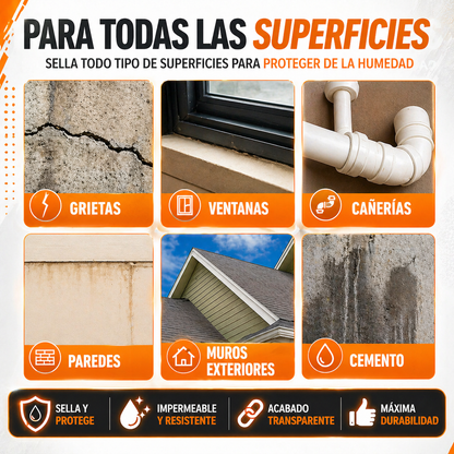 Sellador Transparente Impermeable -Sella, repara y protege cualquier superficie+ ENVÍO GRATIS 🚚
