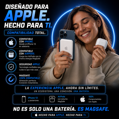 Batería Magsafe para productos Apple-Energía sin límites + ENVÍO GRATIS 🚚