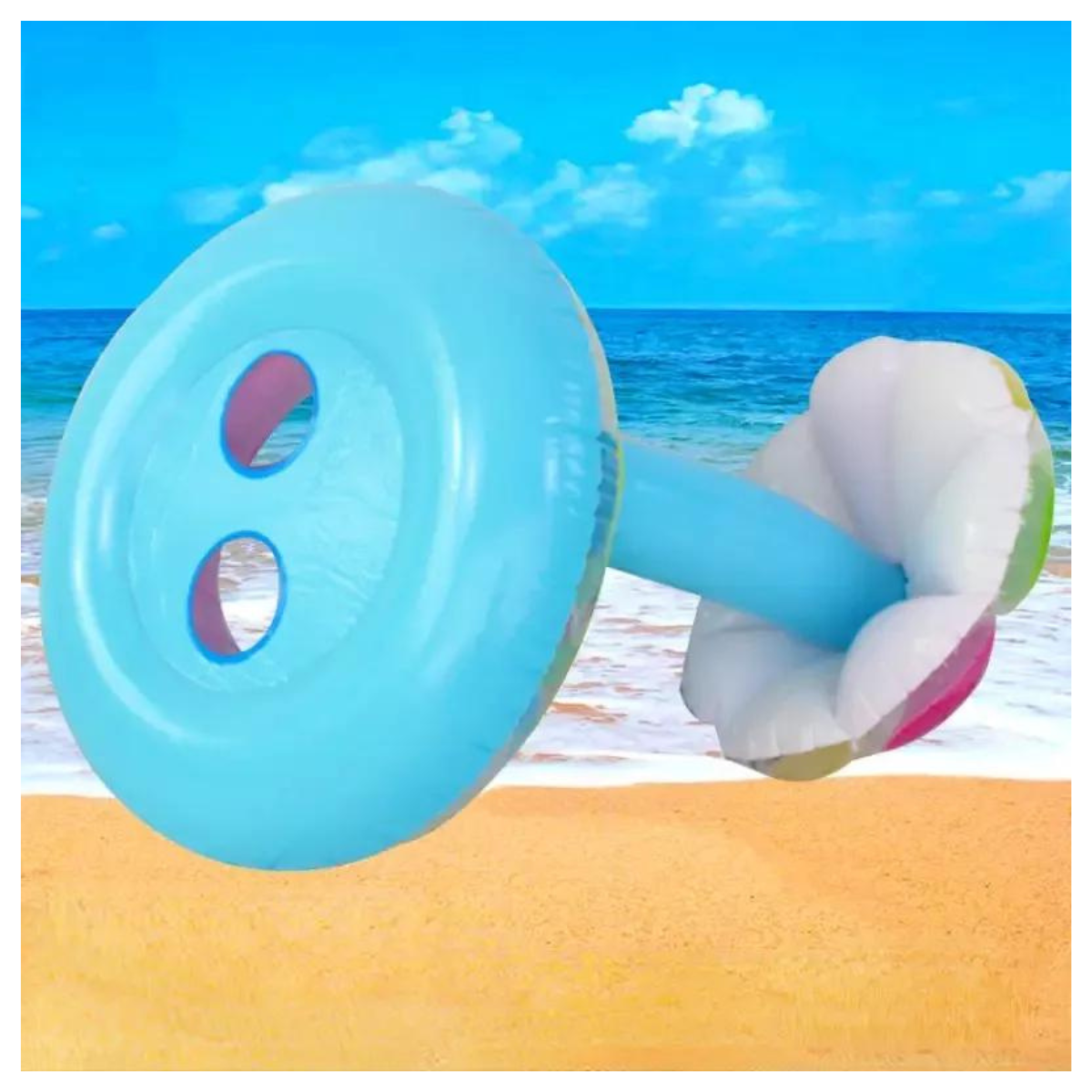 Flotador Inflable Ballena Roja Con Techo