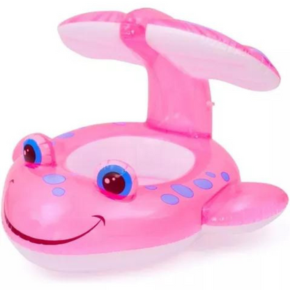 Flotador Inflable Ballena Con Techo