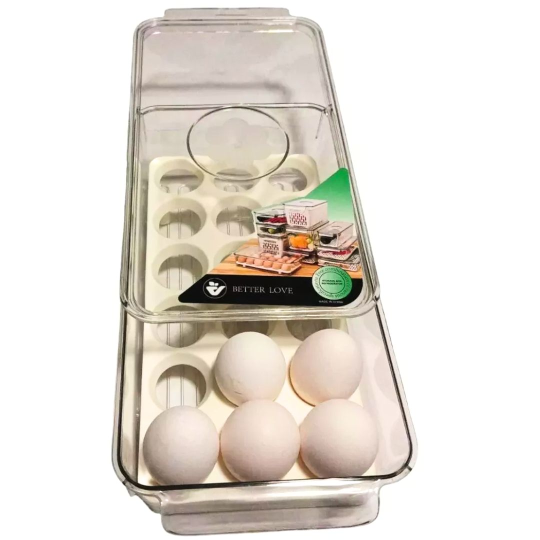 Organizador De Huevos Acrilico 18 Huevos