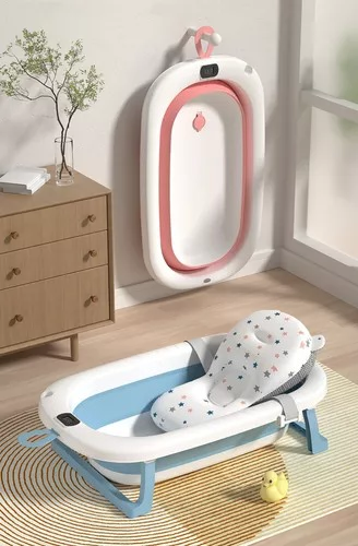 Bañera Tina Bebe Termometrocojin Stars