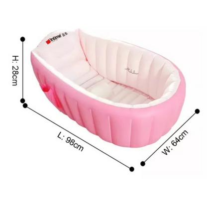 Bañera Inflable Para Bebe Rosa