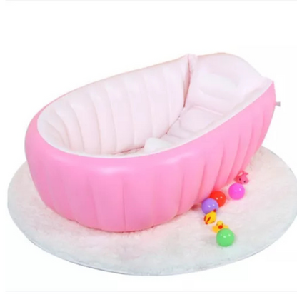 Bañera Inflable Para Bebe Rosa