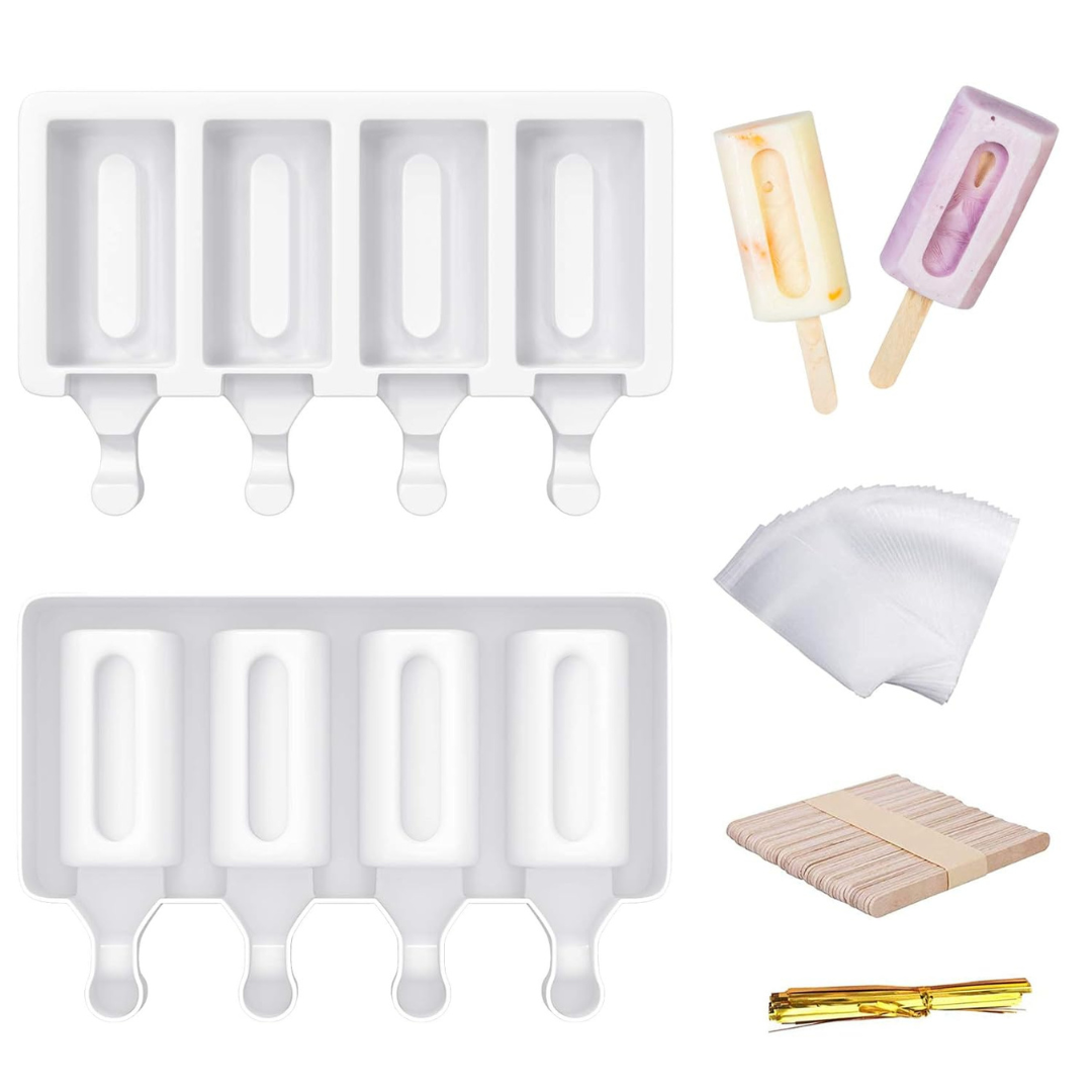 Moldes Helados Forma Cuadrado Concavo