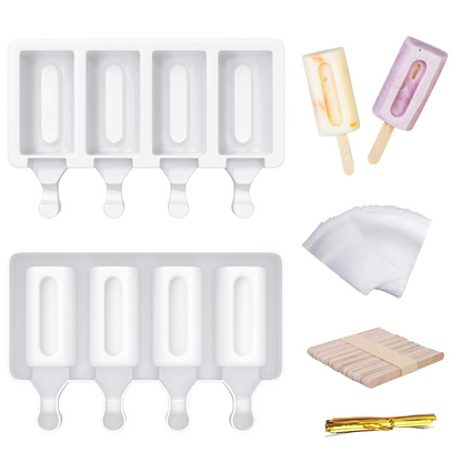 Moldes Helados Forma Cuadrado Concavo