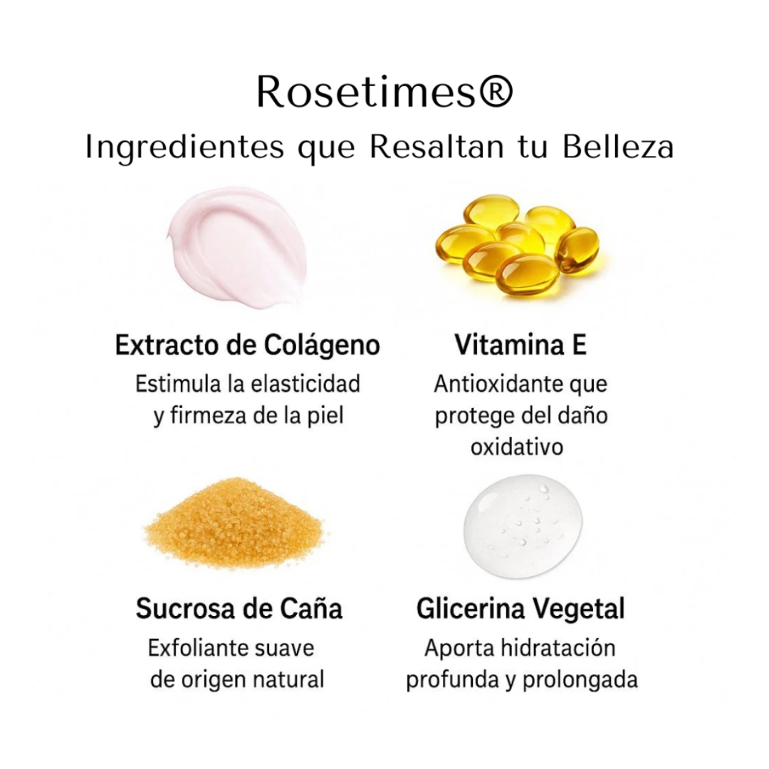 Bálsamo Facial Hidratante Antiarrugas Rosetimes®-Hidratación profunda, firmeza visible y piel rejuvenecida