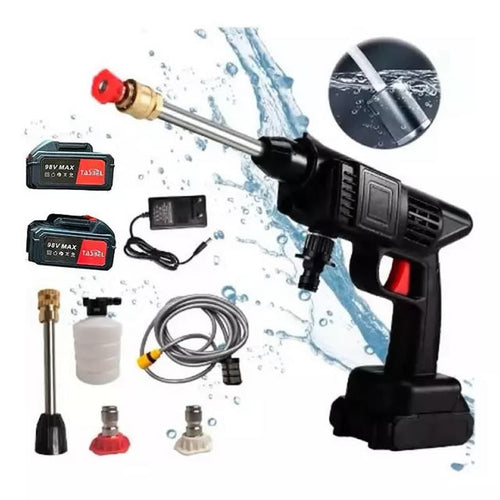 HIDROLAVADORA CON 2 BATERÍAS Y ACCESORIOS