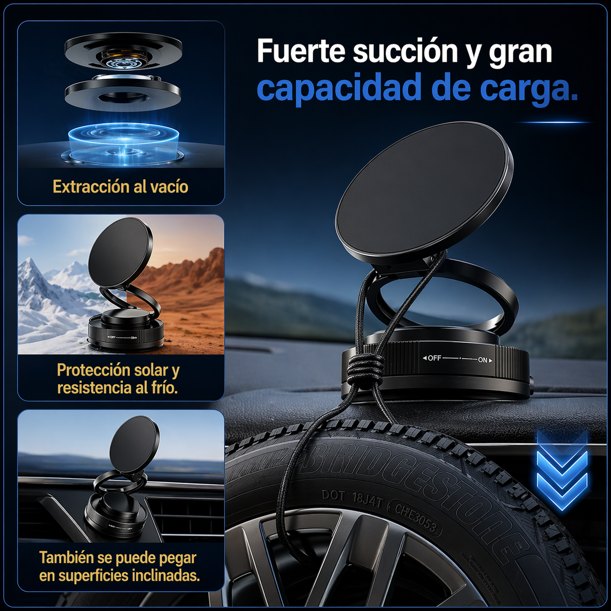 💫 ✨Soporte Magnético Ajustable para Celular – Diseño Premium 360°💫 ✨+ ENVÍO GRATIS 🚚