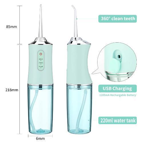 Irrigador Dental Limpieza Oral Recargable