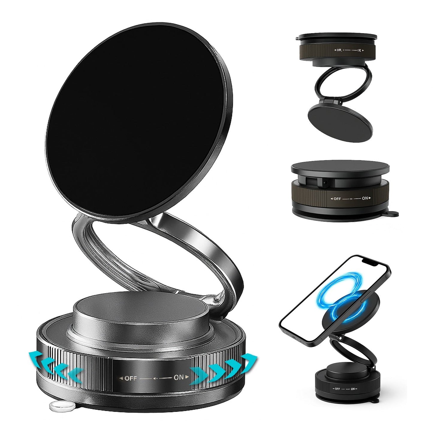 💫 ✨Soporte Magnético Ajustable para Celular – Diseño Premium 360°💫 ✨+ ENVÍO GRATIS 🚚