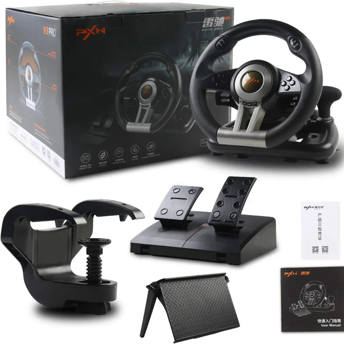 VOLANTE GAMER PXN V3 PRO