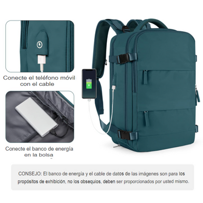 Travelers Backpack™ - Mochila Viajera con Múltiples Compartimientos - La Mochila Ideal para Viajeros