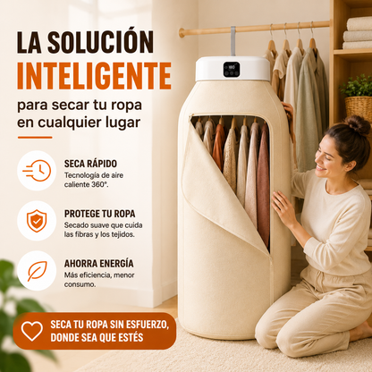 Secadora Portátil Inteligente de Ropa + ENVÍO GRATIS 🚚