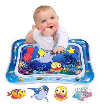 Alfombra Sensorial de agua inflable para Bebé