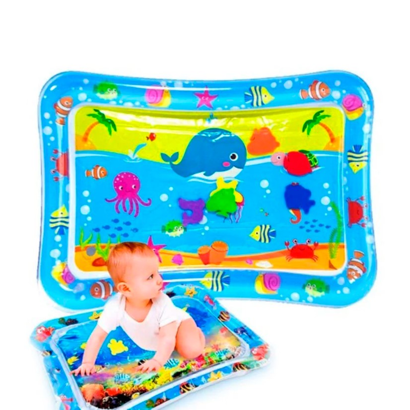Alfombra Sensorial de agua inflable para Bebé