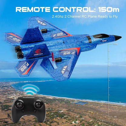 Avión F22 a Control Remoto