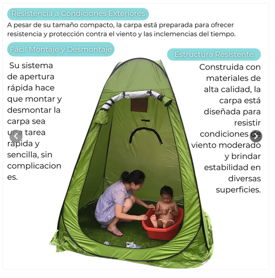 Carpa Tienda De Campaña Vestidor Camping