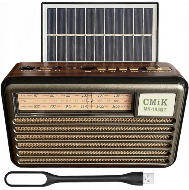 RADIO PORTATIL RETRO AM/FM BLUETOOTH