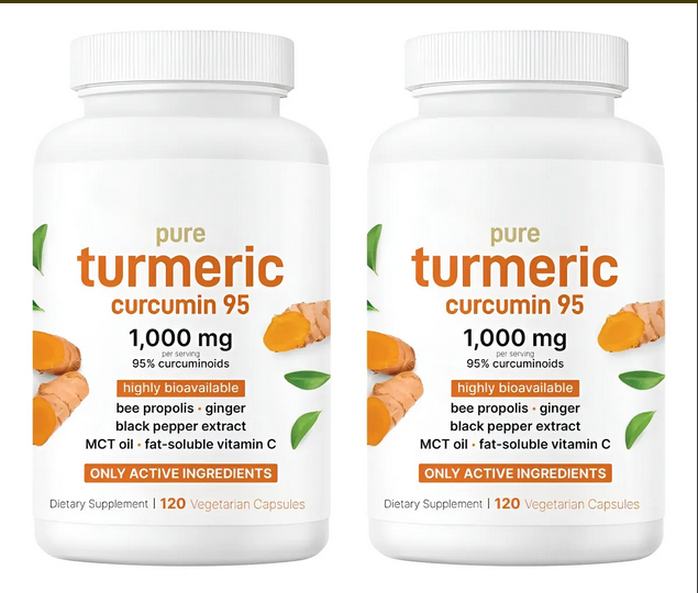 Curcuma Turmeric con pimienta negra 60 capsulas