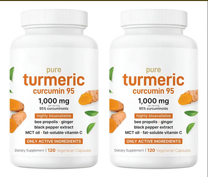 Curcuma Turmeric con pimienta negra 60 capsulas