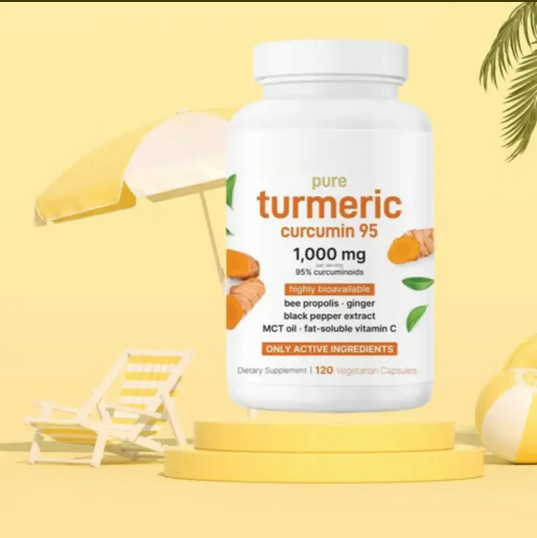Curcuma Turmeric con pimienta negra 60 capsulas