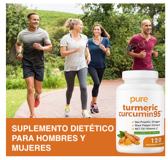 Curcuma Turmeric con pimienta negra 60 capsulas