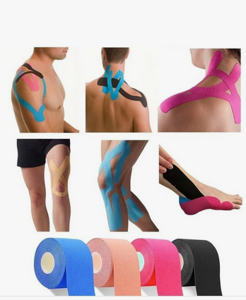 Cinta Kinesiológica 5 Metros Neuromuscular Elasticado