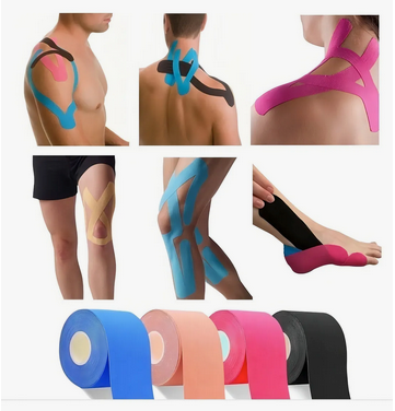 Cinta Kinesiológica 5 Metros Neuromuscular Elasticado