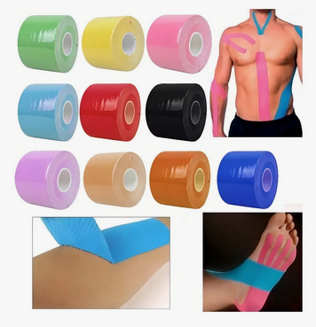 Cinta Kinesiológica 5 Metros Neuromuscular Elasticado