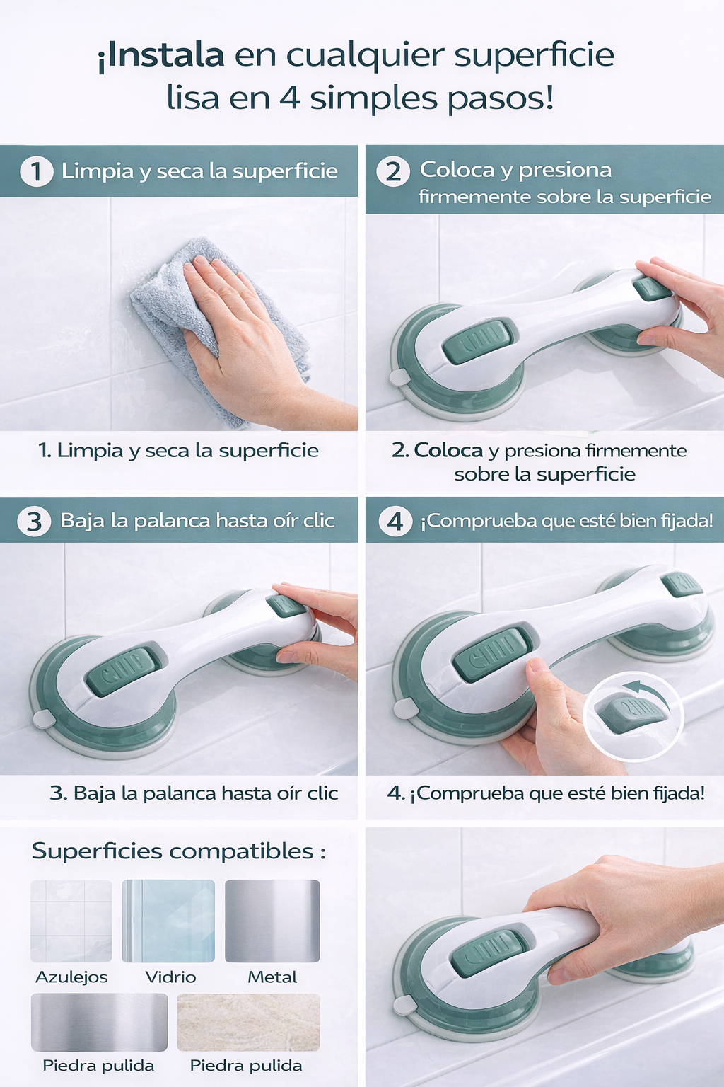 AGARRADERA MANILLA DE SEGURIDAD MULTIPROPÓSITO
