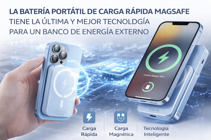 🔋 Batería Magsafe Power Bank 20.000 mAh para cargar tus dispositivos donde quieras