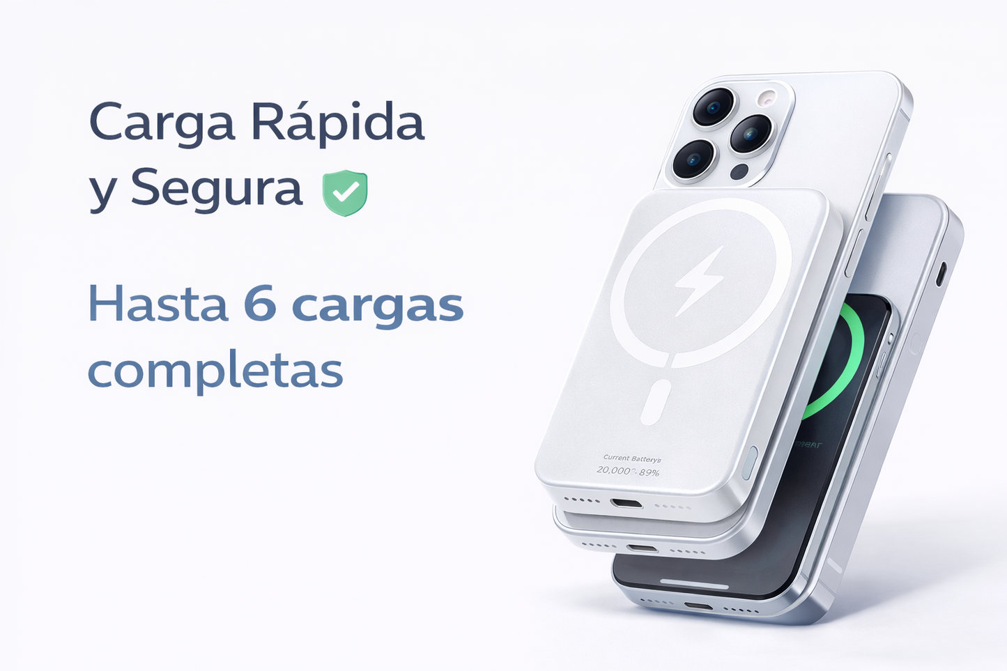 🔋 Batería Magsafe Power Bank 20.000 mAh para cargar tus dispositivos donde quieras