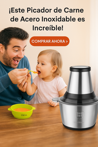 Picadora eléctrica de 2 velocidades