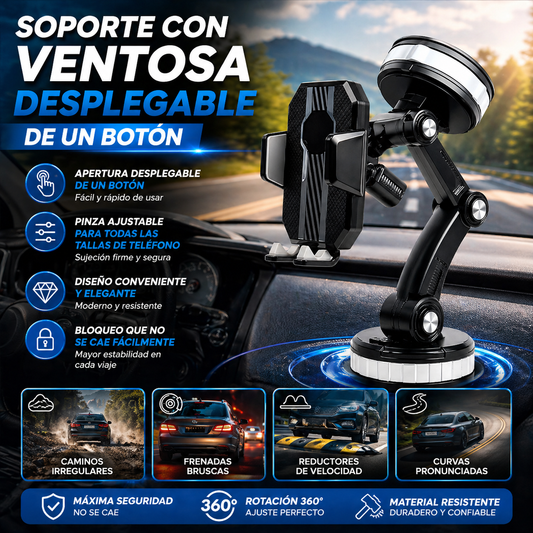 Soporte Celular 360° para Auto y cualquier superficie