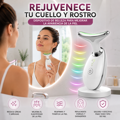 💫 ✨ Rejuvenecedor Facial y de Cuello con Tecnología de Luz Pulsada 💫 ✨ + ENVÍO GRATIS 🚚