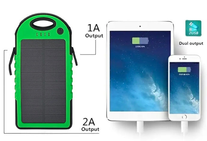 Llavero Power Bank con carga solar