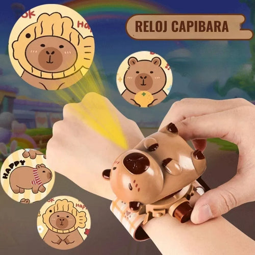 RELOJ PROYECTOR CAPIBARA