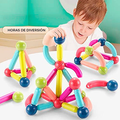 Juego de Bloques Magnéticos