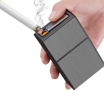 Cigarrera Con Encendedor Superior