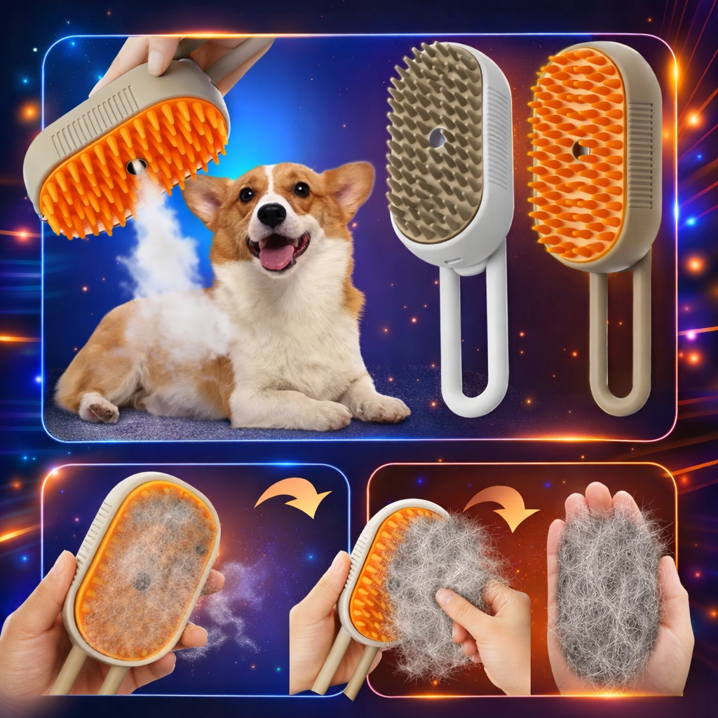 💫 ✨Cepillo de vapor para Mascotas-Spa para tu amigo peludo💫 ✨+ ENVÍO GRATIS 🚚