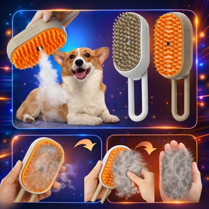 💫 ✨Cepillo de vapor para Mascotas-Spa para tu amigo peludo💫 ✨+ ENVÍO GRATIS 🚚