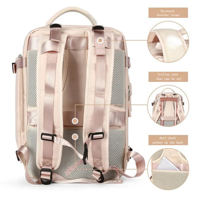 Travelers Backpack™ - Mochila Viajera con Múltiples Compartimientos - La Mochila Ideal para Viajeros