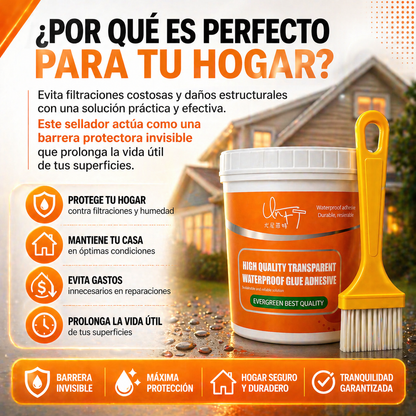 Sellador Transparente Impermeable -Sella, repara y protege cualquier superficie+ ENVÍO GRATIS 🚚