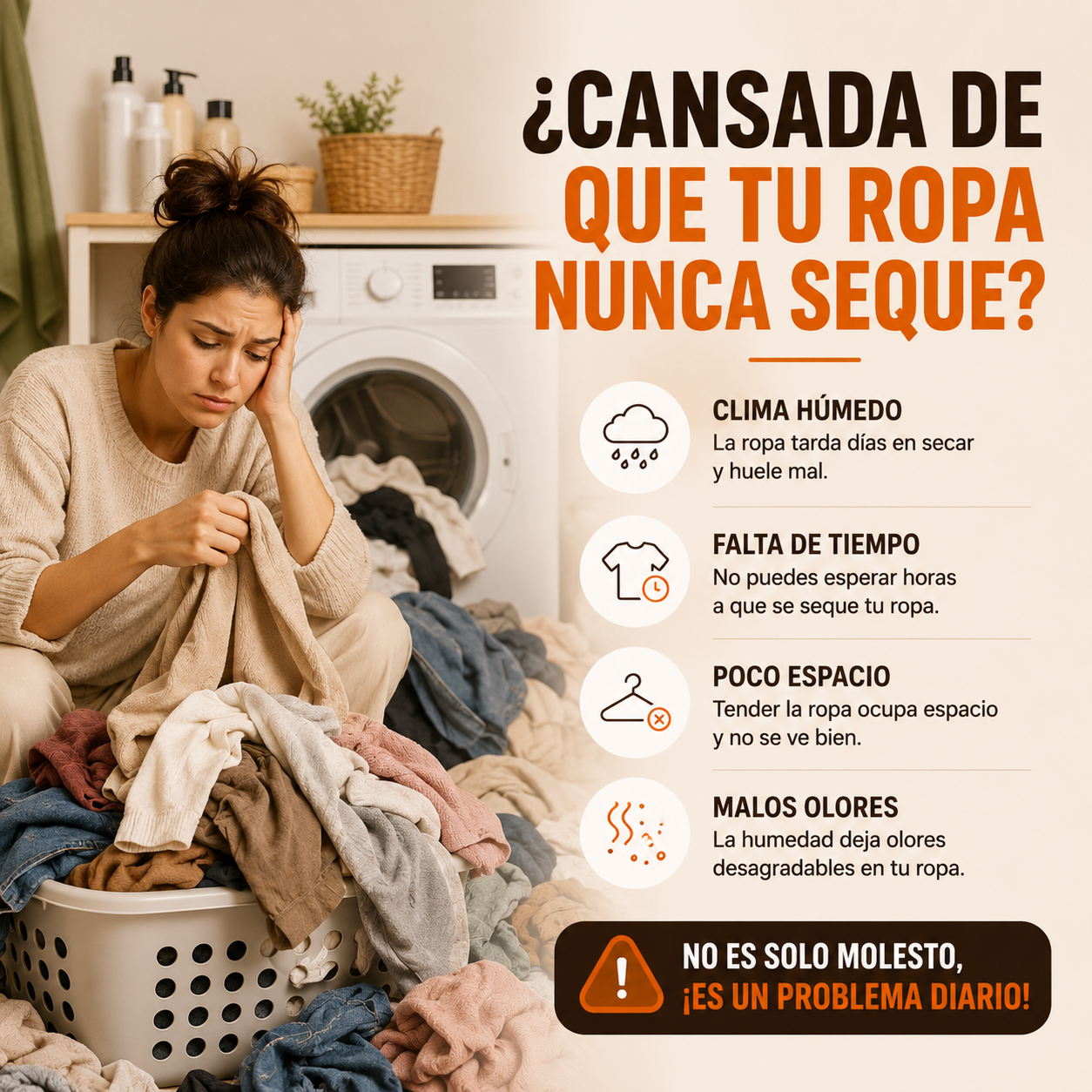 Secadora Portátil Inteligente de Ropa + ENVÍO GRATIS 🚚