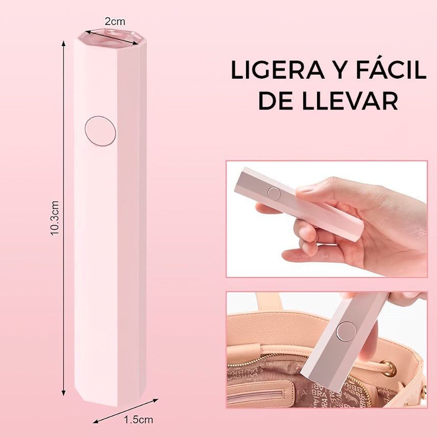 MINI LÁMPARA DE UÑAS PORTÁTIL Y RECARGABLE