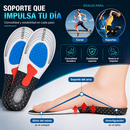 Plantillas Ortopédicas | Alivia Dolor de Pies y Fascitis Plantar + ENVÍO GRATIS 🚚