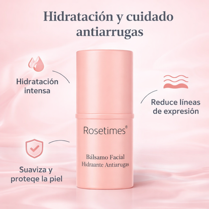 Bálsamo Facial Hidratante Antiarrugas Rosetimes®-Hidratación profunda, firmeza visible y piel rejuvenecida