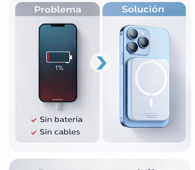 🔋 Batería Magsafe Power Bank 20.000 mAh para cargar tus dispositivos donde quieras