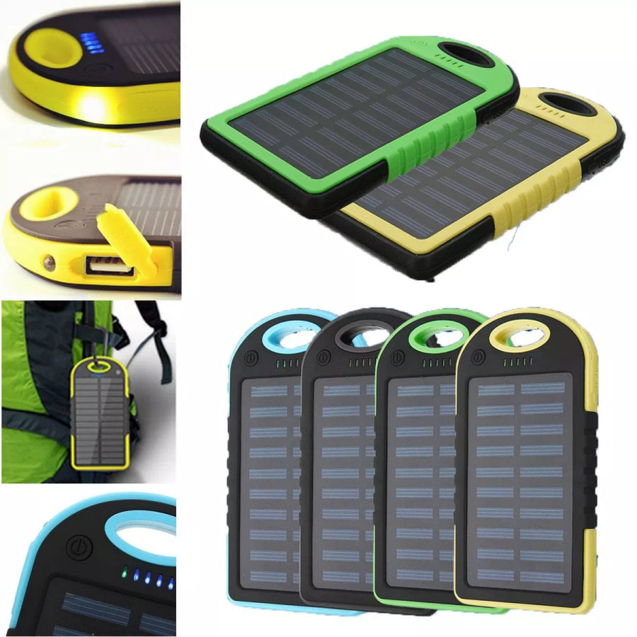 Llavero Power Bank con carga solar